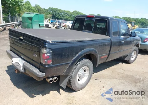 2002 Ford Ranger Edge из США, поврежденный, VIN 1FTYR14E92PB70629